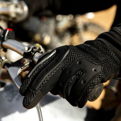 【SALE】Biltwell Anza メッシュグローブ ブラックアウト