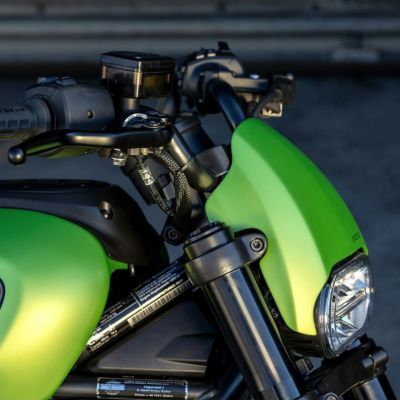 スポーツスターS用アッパーフォークステムカバー(スムース) Ricks Motorcycles