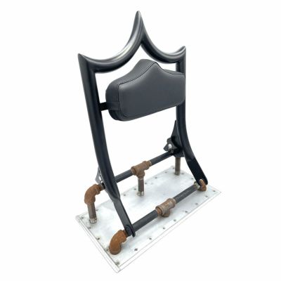 エル・レイ デタッチャブル バックレスト 16インチ マットブラック CMC