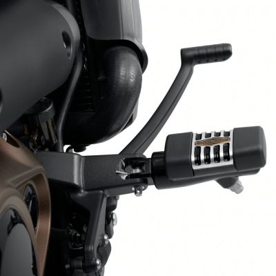 スポーツスターS、FXBB、FXST、FXLR、FXLRS 66 Collection ライダーフットペグ ブラック