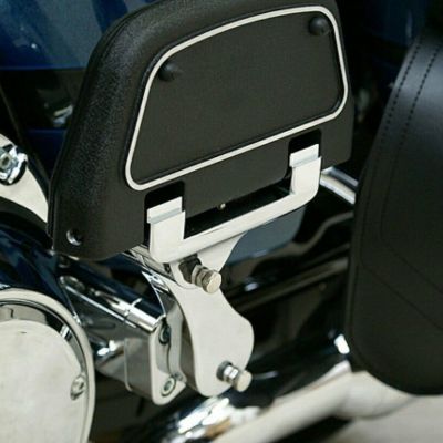 ハーレー ツーリング用 アジャスタブル・パッセンジャーフットボードマウント(ノーマルエキパイ用) クローム RIVCO