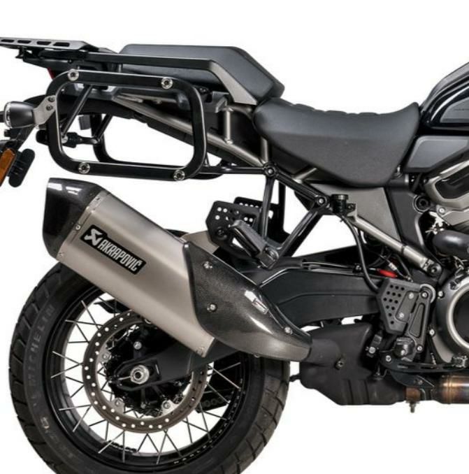 SALE】ハーレー パンアメリカ チタン・スリップオンマフラー AKRAPOVIC 