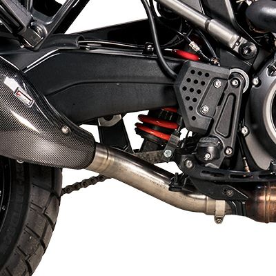 ハーレー パンアメリカ ステンレス・リンクエキゾーストパイプ AKRAPOVIC