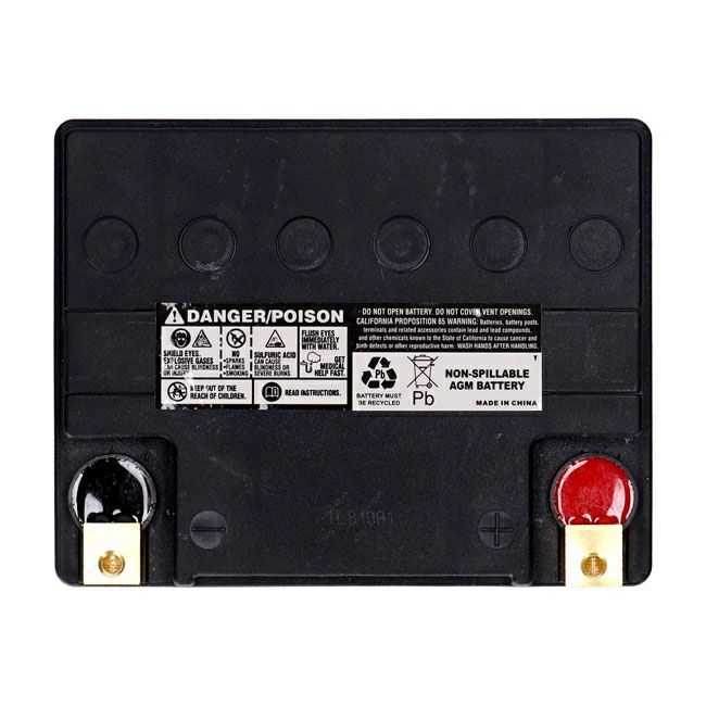 ハーレー ツーリングモデル＆トライク用AGMバッテリー 32Ah、450CCA 3