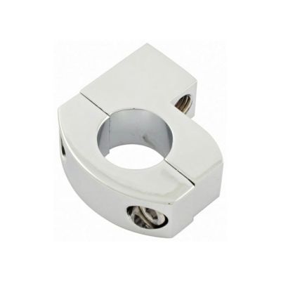 MCS 7/8インチハンドル用 メトリックミラークランプ(M10x1.25) クローム