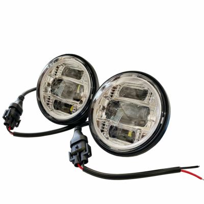 LED補助ライト 4インチ クローム WMW