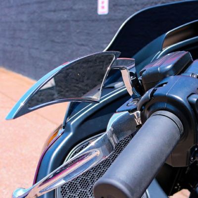 ハーレー用 POWER MIRRORS クローム Paul Yaffe