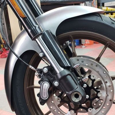 ハーレー FXLRS、FXLRST CAFEフロントフェンダーキット(スチール) Paul Yaffe