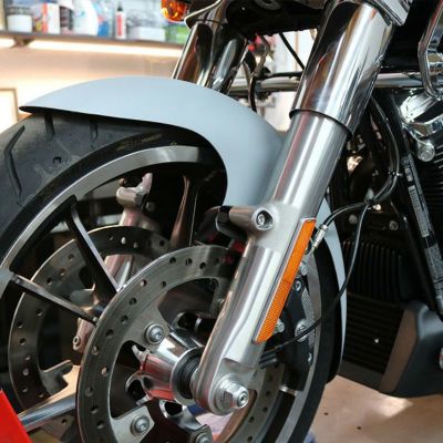 ハーレー ツーリング 16-19インチ・CAFEコンポジットフロントフェンダーキット(ブラックブラケット) Paul Yaffe