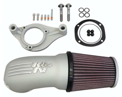 K&N エアーチャージャー パフォーマンス・インテーク　エアクリーナー シルバー M8エンジン用
