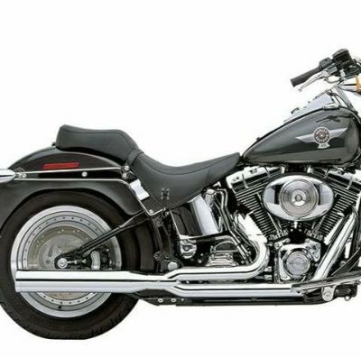 2007～2011 ソフテイル POWERPRO HP 2in1 フルエキゾーストマフラー クローム COBRA