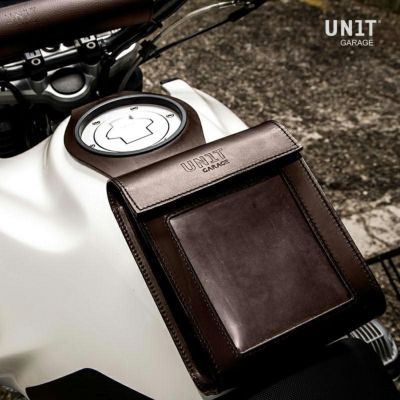 UNIT GARAGE レザータンクバッグ ブラウン UNIT GARAGE