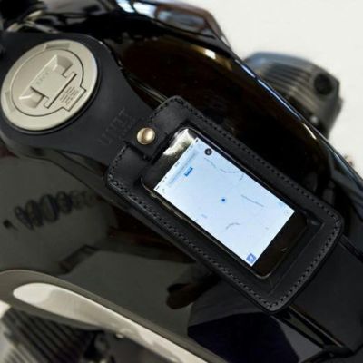 UNIT GARAGE レザーPhoneケース ブラック