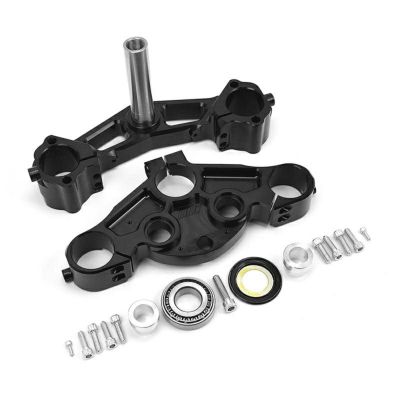 ハーレー ツーリング Dominator トリプルツリーコンバージョンキット ブラック Haug Halters