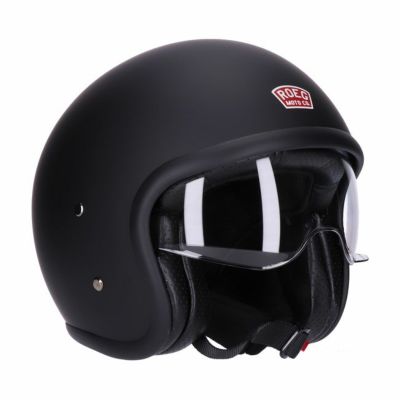 Roeg SUNDOWN バイザー内蔵ジェットヘルメット マット・ブラック