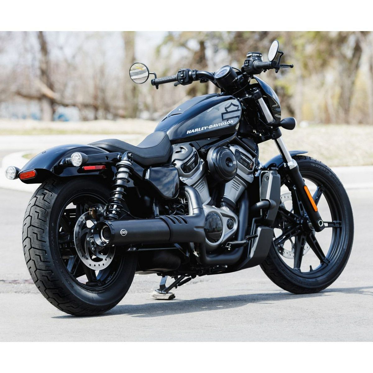 ハーレー RH975 ナイトスター Grand National 4.5インチ スリップオンマフラー S&S 4