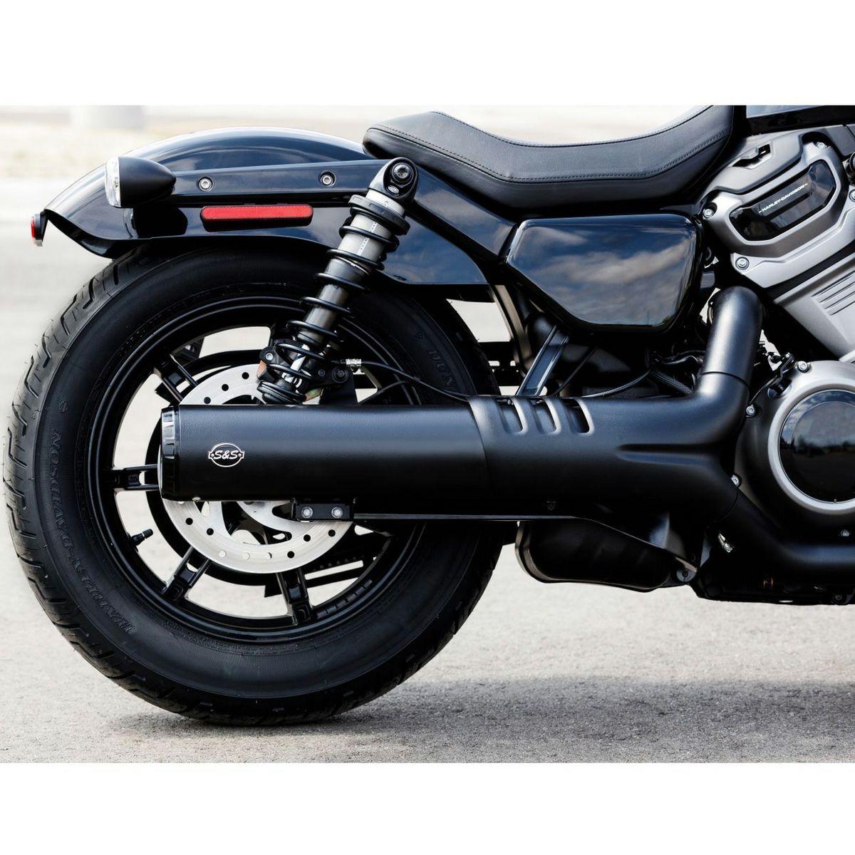 ハーレー RH975 ナイトスター Grand National 4.5インチ スリップオンマフラー S&S 5