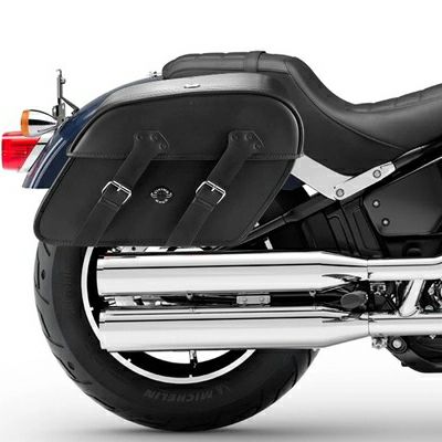 ラウンドバーエンドミラー サテンブラック - Harley Davidson
