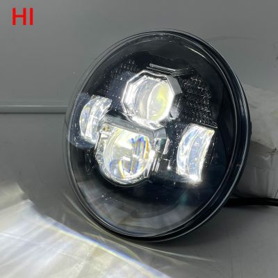 7インチ LEDヘッドライト ブラック World Motor Works