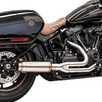 ハーレー M8 ローライダーST、スポーツグライド Road Rage 2-1フルエキゾーストマフラー Bassani