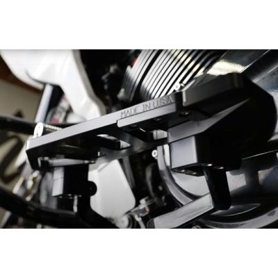 ハーレー APEX ドライバーフロアボード用 テールエクステンション/リフトキット ブラック スラッシンサプライ(THRASHIN SUPPLY)
