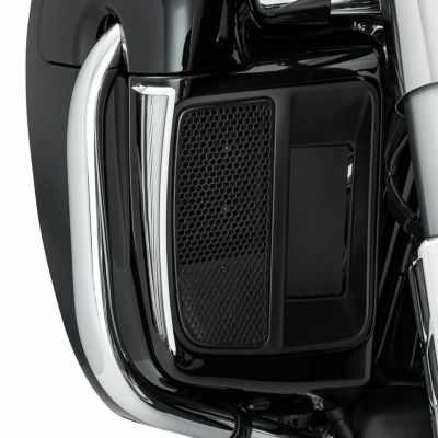 LED Fang ウインカー機能付き ハーレー、ツーリングモデル用ロワーフェアリングライト クローム CIRO