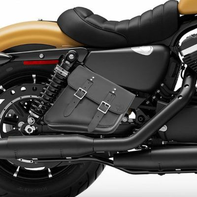 スポーツスター 本革ライト・ソロスイングアームバッグ スモール BAD&G CUSTOM