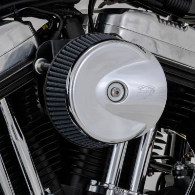 【SALE】ハーレーM8 ツーリング、ソフテイル、トライク VO2 Stingray エアクリーナー クローム Vance&Hines