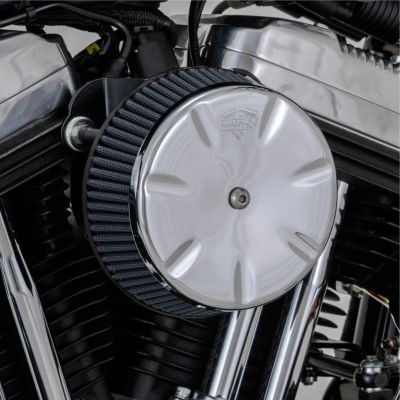【SALE】ハーレーM8 ツーリング、ソフテイル、トライク VO2 Eliminator エアクリーナー クローム Vance&Hines