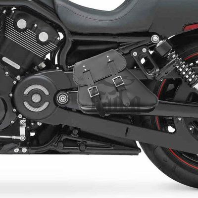 V-ROD 本革レフトソロ スイングアームバッグ スモール BAD&G CUSTOM