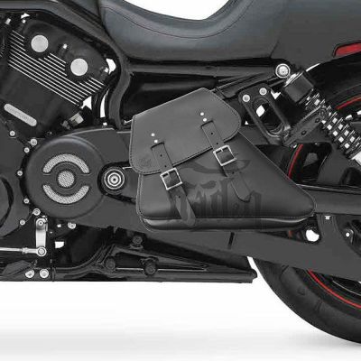 V-ROD 本革レフトソロ スイングアームバッグ スタンダード BAD&G CUSTOM