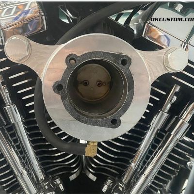 電子制御スロットル車用 ブリーザーオイルキャッチタンクバックプレートキット DK Custom