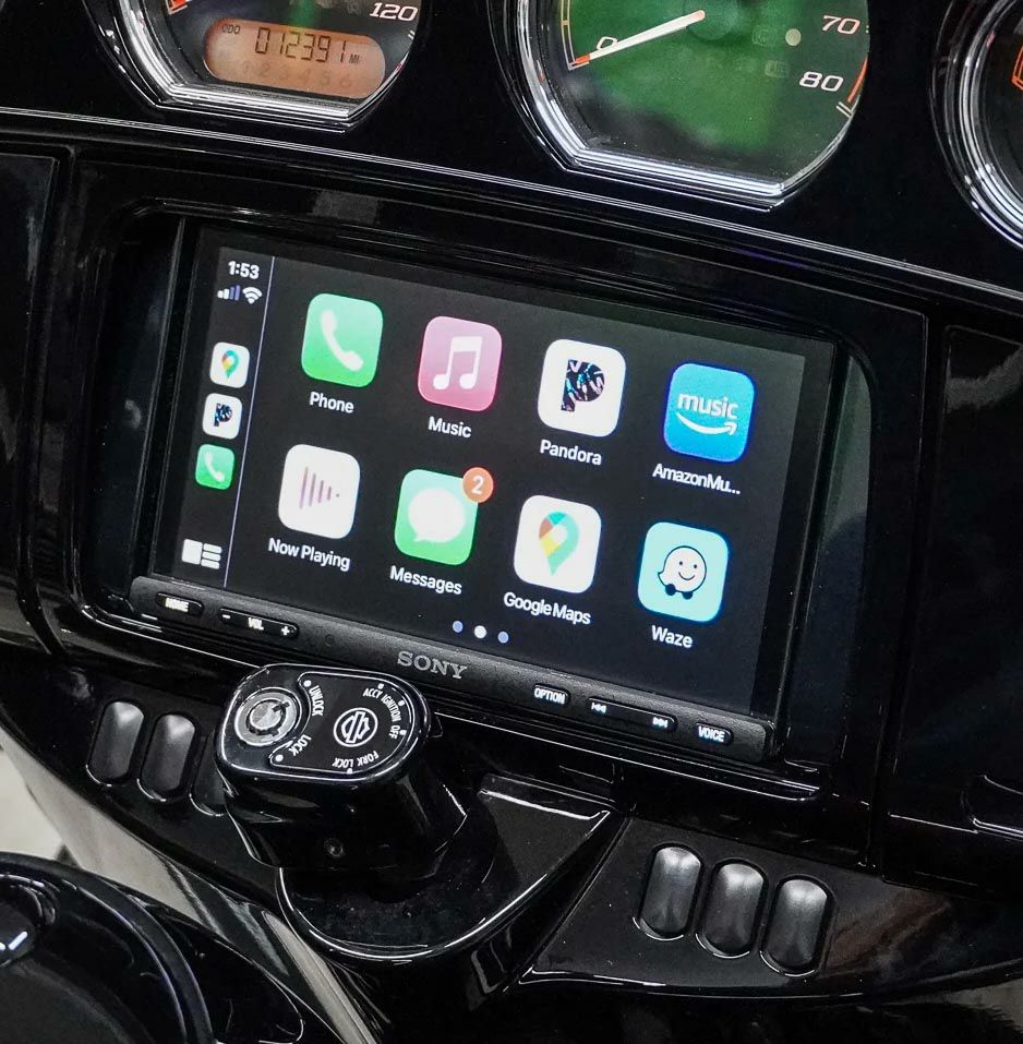 Apple Car Play オーディオキット SONY AX-5000 |ハーレーパーツ専門店 
