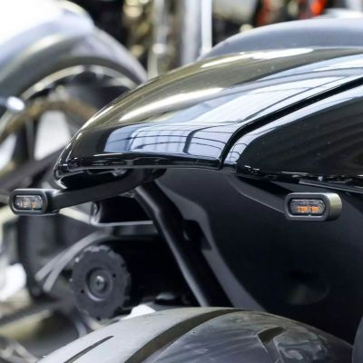 ハーレー ナイトスターS RH1250S LED 3-1 テールライト/リアターンシグナルセット ブラック Thunderbike
