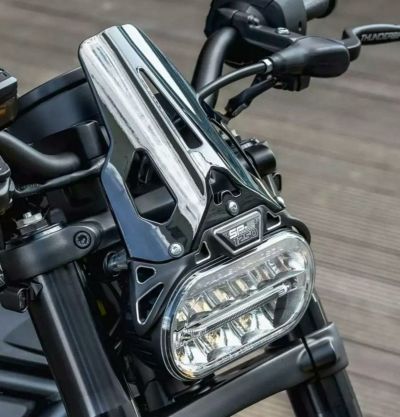 スポーツスターS RH1250S ウィンドシールドキット ブラック Thunderbike