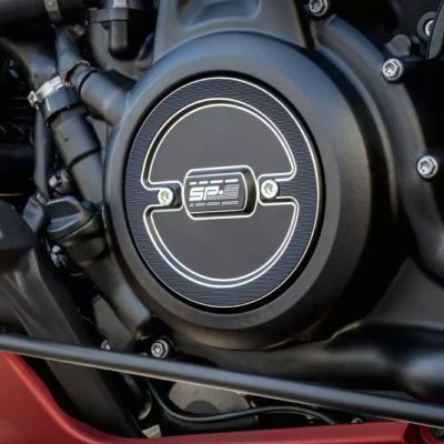 スポーツスターS、ナイトスター RH975、パンアメリカ オルタネーターカバー ブラック Thunderbike
