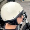 ショーティタイプ ヴィンテージスタイルヘルメット アイボリー S 4