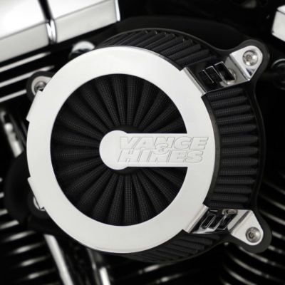 ハーレー M8 ツーリング、ソフテイル、トライク VO2 CAGE FIGHTER エアクリーナー クローム Vance & Hines