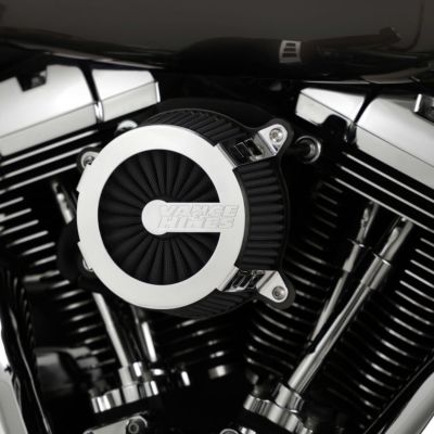 ハーレー TC ツーリング、ソフテイル、トライク VO2 CAGE FIGHTER エアクリーナー(電子制御スロットル車用) クローム Vance & Hines