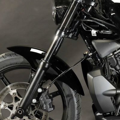 ナイトスター（RH975） ソニックアーチフロントフェンダー 黒塗装品 GLEAMING WORKS