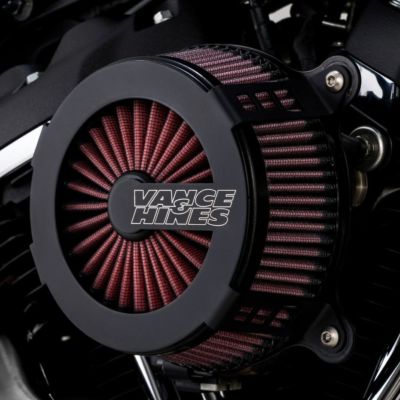 【SALE】ハーレー M8 ツーリング、ソフテイル、トライク VO2 CAGE FIGHTER ハイフローエアクリーナー ブラック Vance & Hines