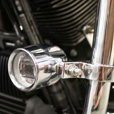 ハーレー 2014以降 ツーリング Probeam LED HALO フォグランプキット クローム/クリア Custom Dynamics