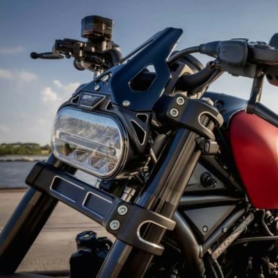 スポーツスターSトリプルツリーキット(28.6mm径ハンドル用) コントラストカット Thunderbike