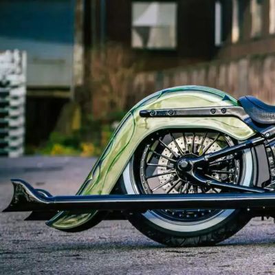 ハーレー M8 ソフテイル ヘリテージクラシック、デラックス用 El Doradoリアフェンダー Thunderbike