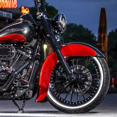 ハーレー M8 ソフテイル ヘリテージクラシック、デラックス用 El Doradoフロントフェンダー(21インチホイール用) Thunderbike