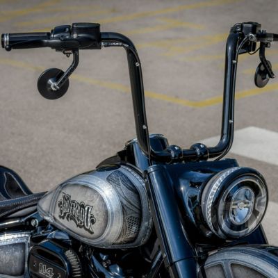 Thunderbike Santee スタンダードエイプハンドルバー 14インチ ブラック |ハーレーパーツ専門店 HDパーツ