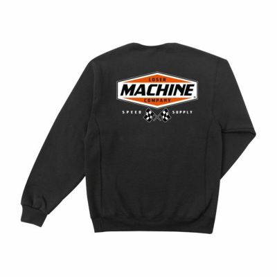 Overdrive スウェットトレーナー ブラック 【Loser Machine】