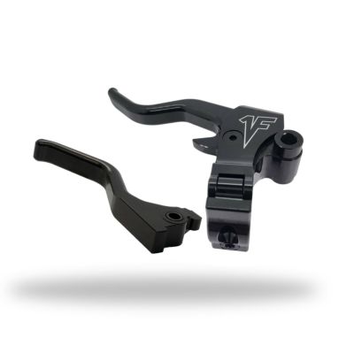 スポーツスター2014以降用 Easier Pull 2フィンガー レバーセット ブラック 1FNGR