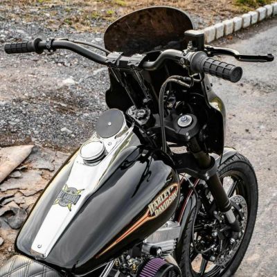 ODI V-Twin モトハンドルバー 1-1/8インチ径 HART-LUCKエディション