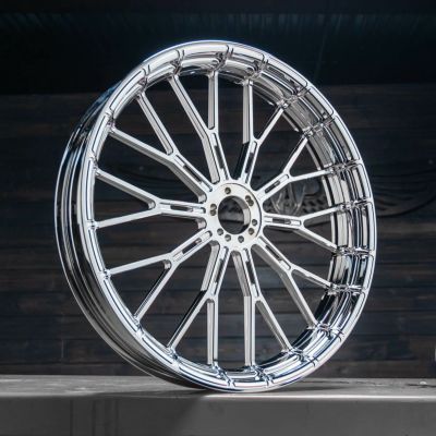 Yスポーク 鍛造ホイール 21x3.5 クローム アレンネス
